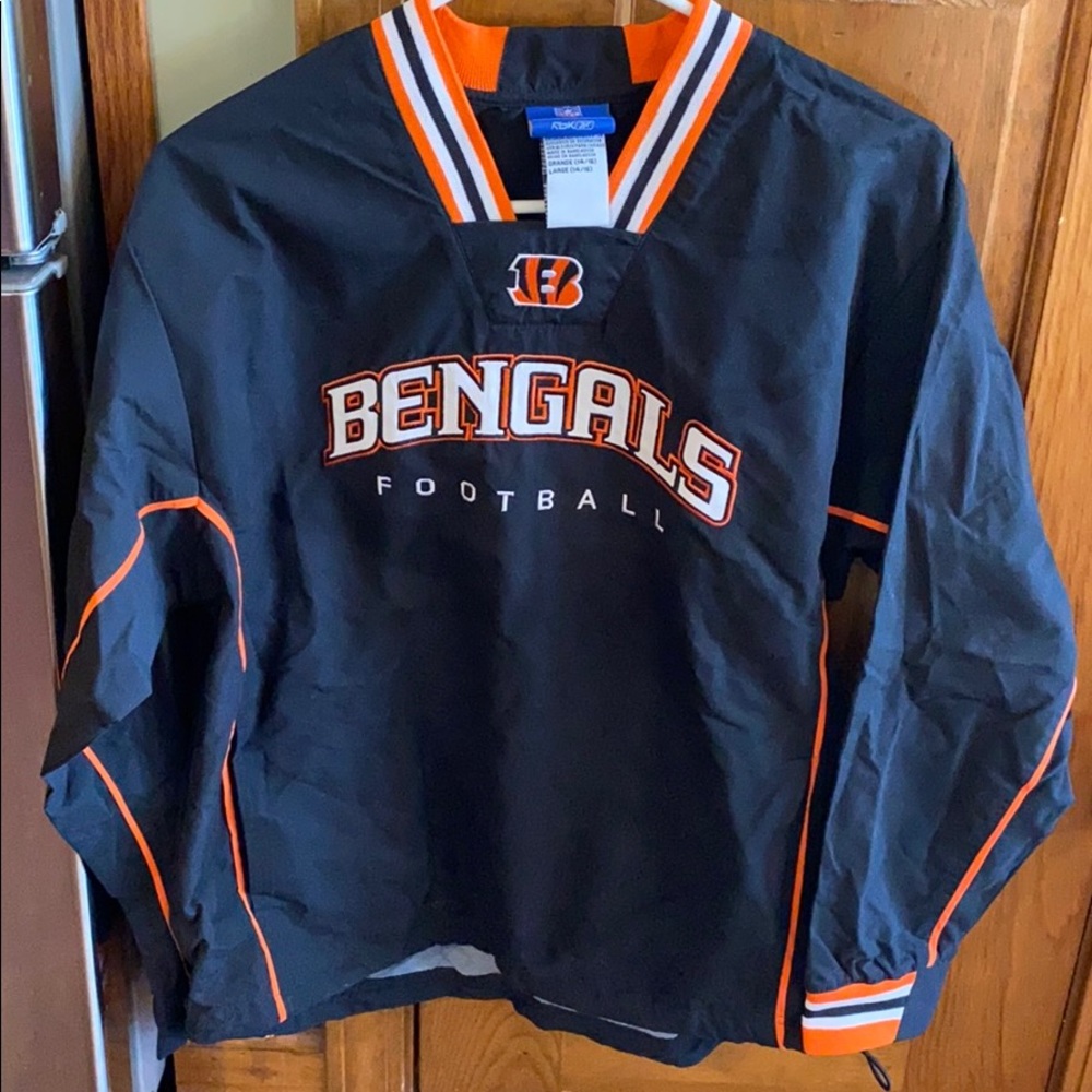 NWOT NFL Rbk Cincinnati Bengals Pullover